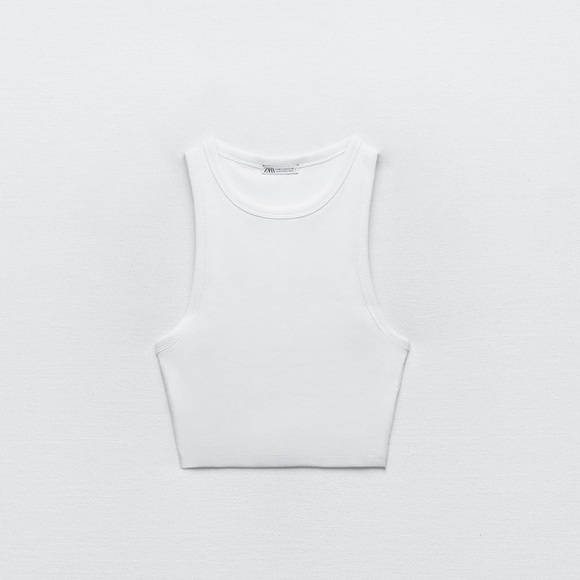 Zara Basic Rib Tank Top - Picture 6 of 7